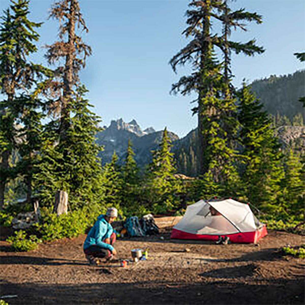 MSR Hubba Hubba 2-Person Backpacking Tent - Sahara - Sahara MSR Hubba Hubba 2-Person Backpacking Tent - Sahara - Sahara