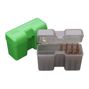MTM Rifle 7mm WSM (Winchester Short Magnum)/300 WSM (Winchester Short Mag)/45-70 Government Ammo Box - 22 Rounds - Clear Smoke