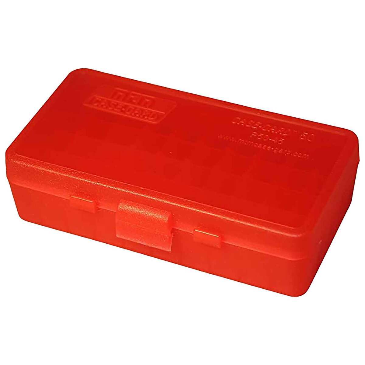 MTM Case-Gard P50 9mm Luger/380 Auto (ACP) Ammo Box - 50 Rounds - Clear Red MTM Case-Gard P50 9mm Luger/380 Auto (ACP) Ammo Box - 50 Rounds - Clear Red