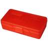 MTM Case-Gard P50 9mm Luger/380 Auto (ACP) Ammo Box - 50 Rounds - Clear Red