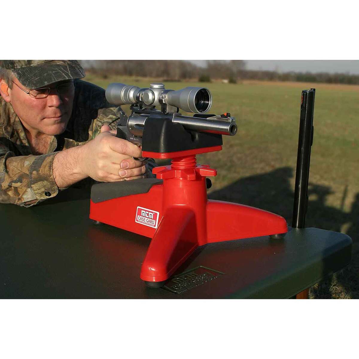 MTM Front Rifle Rest - Red | Sportsman's Warehouse