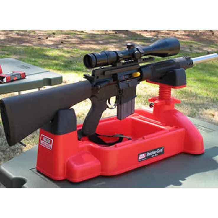 MTM Shoulder Guard Rifle Rest - Red MTM Shoulder Guard Rifle Rest - Red