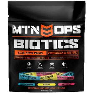 MTN OPS Biotics STM Stick Packs - 30 Packs