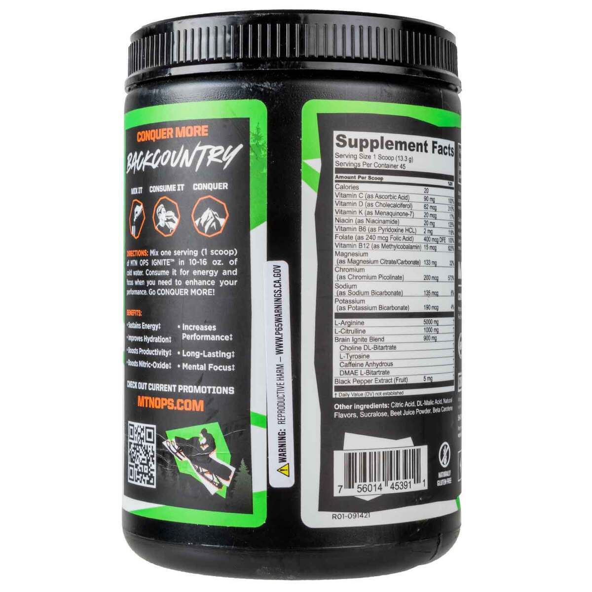MTN OPS Ignite Backcountry Blast - 45 Servings MTN OPS Ignite Backcountry Blast - 45 Servings