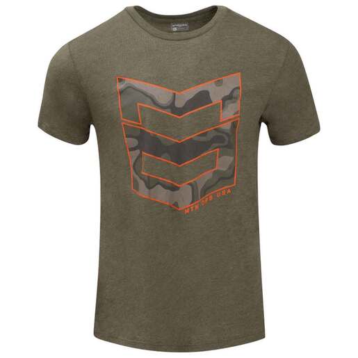 MTN OPS Men's Terrain Short Sleeve Casual Shirt - Heather Military M