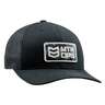 MTN OPS Stacked Patch Logo Adjustable Hat - Black - One Size Fits Most - Black One Size Fits Most