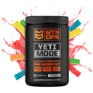 MTN OPS YETI MODE High Stimulant Pre-Workout - Sour Smash