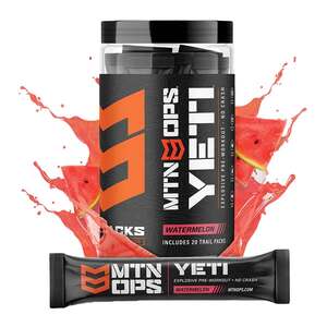 MTN OPS YETI Pre-Workout Trail Packs
