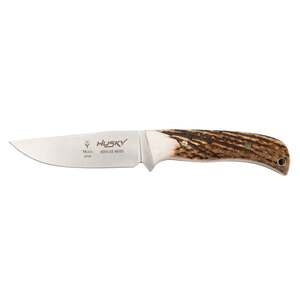Muela Husky 4 inch Fixed Blade Knife - Stag Horn