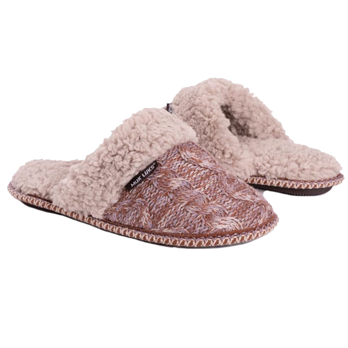 Muk Luks Women's Frida Scuff Slippers - Winter Violet - S - Winter Violet S Muk Luks Women's Frida Scuff Slippers - Winter Violet - S - Winter Violet S