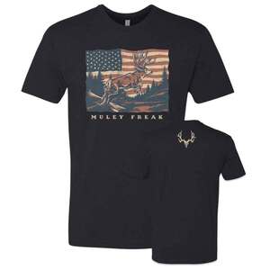 Muley Freak Men's Bound For Liberty Short Sleeve Casual Shirt