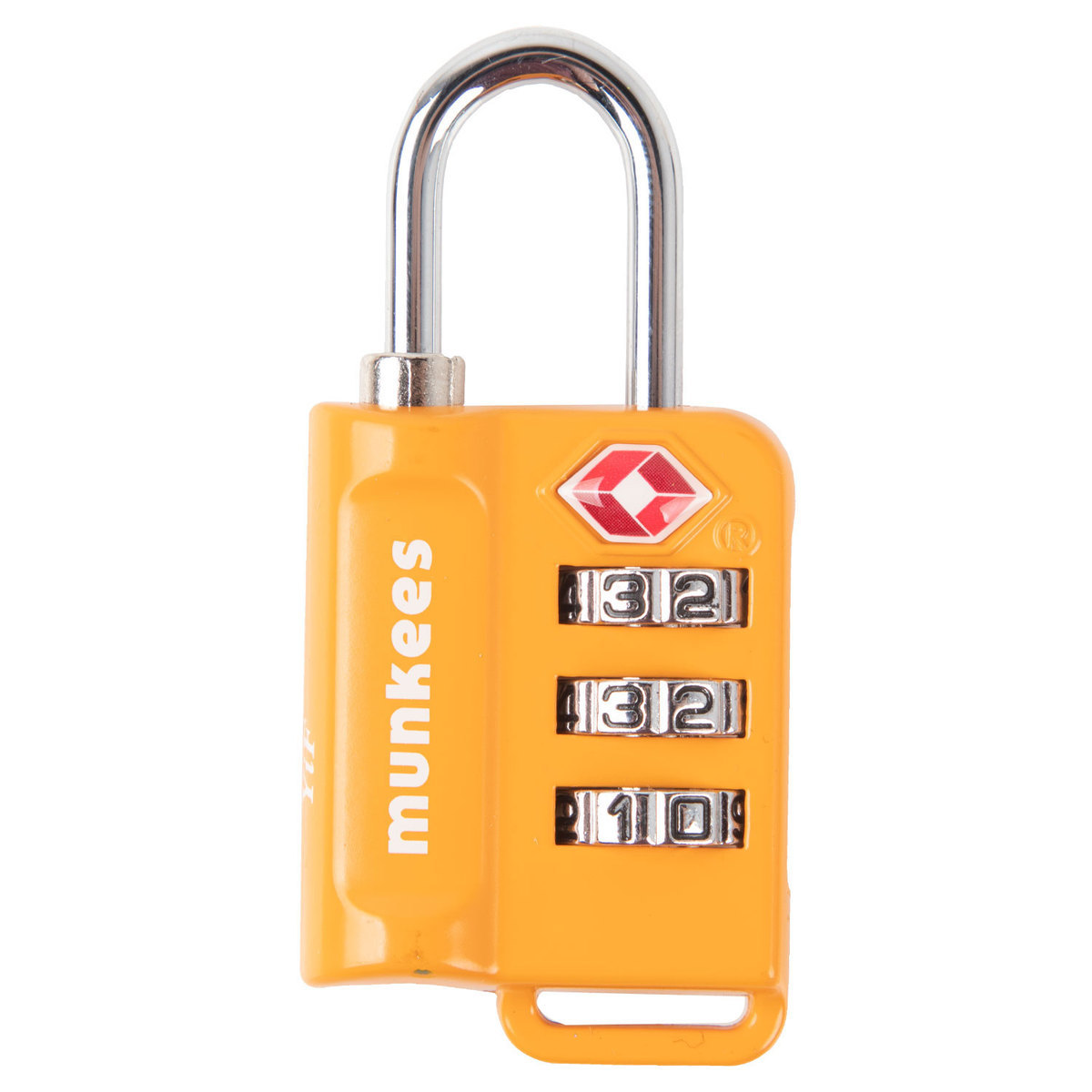 Munkees Cable Combination Lock - Orange - Orange 63mm x 30.1mm x 14mm Munkees Cable Combination Lock - Orange - Orange 63mm x 30.1mm x 14mm