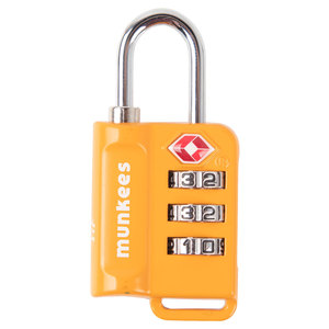 Munkees Cable Combination Lock - Orange