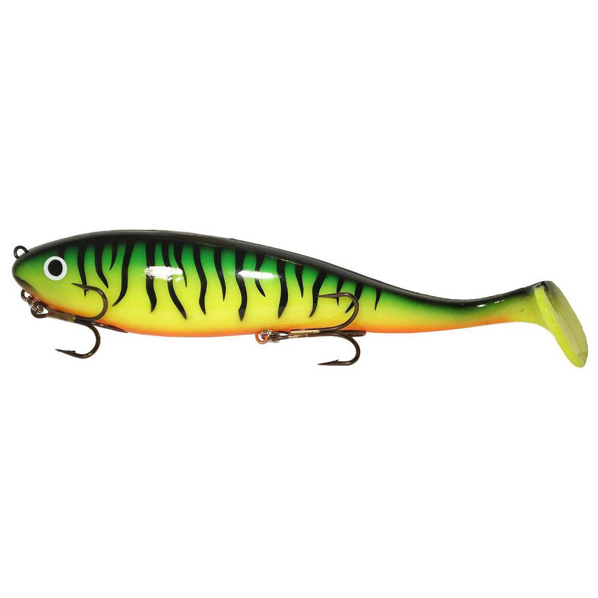 Musky Innovations Swimmin' Dawg Replacement Tail Lure Component - Firetiger, 8in - Firetiger Musky Innovations Swimmin' Dawg Replacement Tail Lure Component - Firetiger, 8in - Firetiger