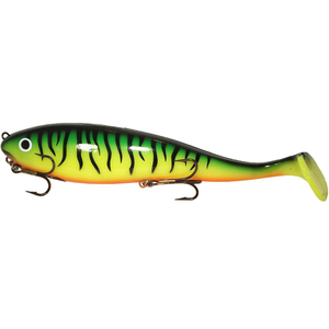 Musky Innovations Swimmin' Dawg Replacement Tail Lure Component - Firetiger, 8in Musky Innovations Swimmin' Dawg Replacement Tail Lure Component - Firetiger, 8in