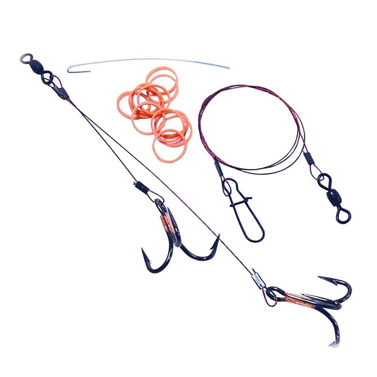 Musky Mania Bucktail Leader - 12in, Silver - Silver Musky Mania Bucktail Leader - 12in, Silver - Silver
