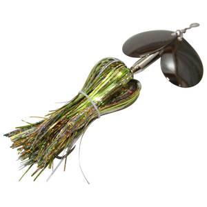 Musky Mayhem Micro Double Cowgirl Inline Spinner - Shad, 5in, 3/4oz
