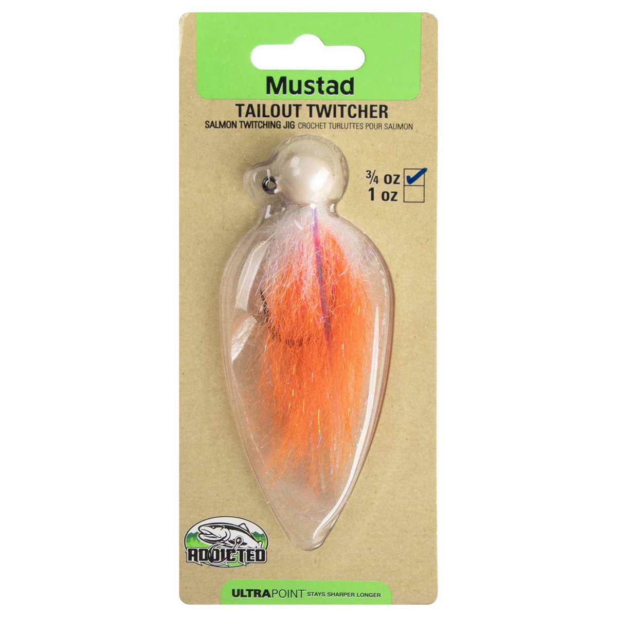 Mustad Addicted Twitcher Casting Jig 3/4oz Mustad Addicted Twitcher Casting Jig 3/4oz