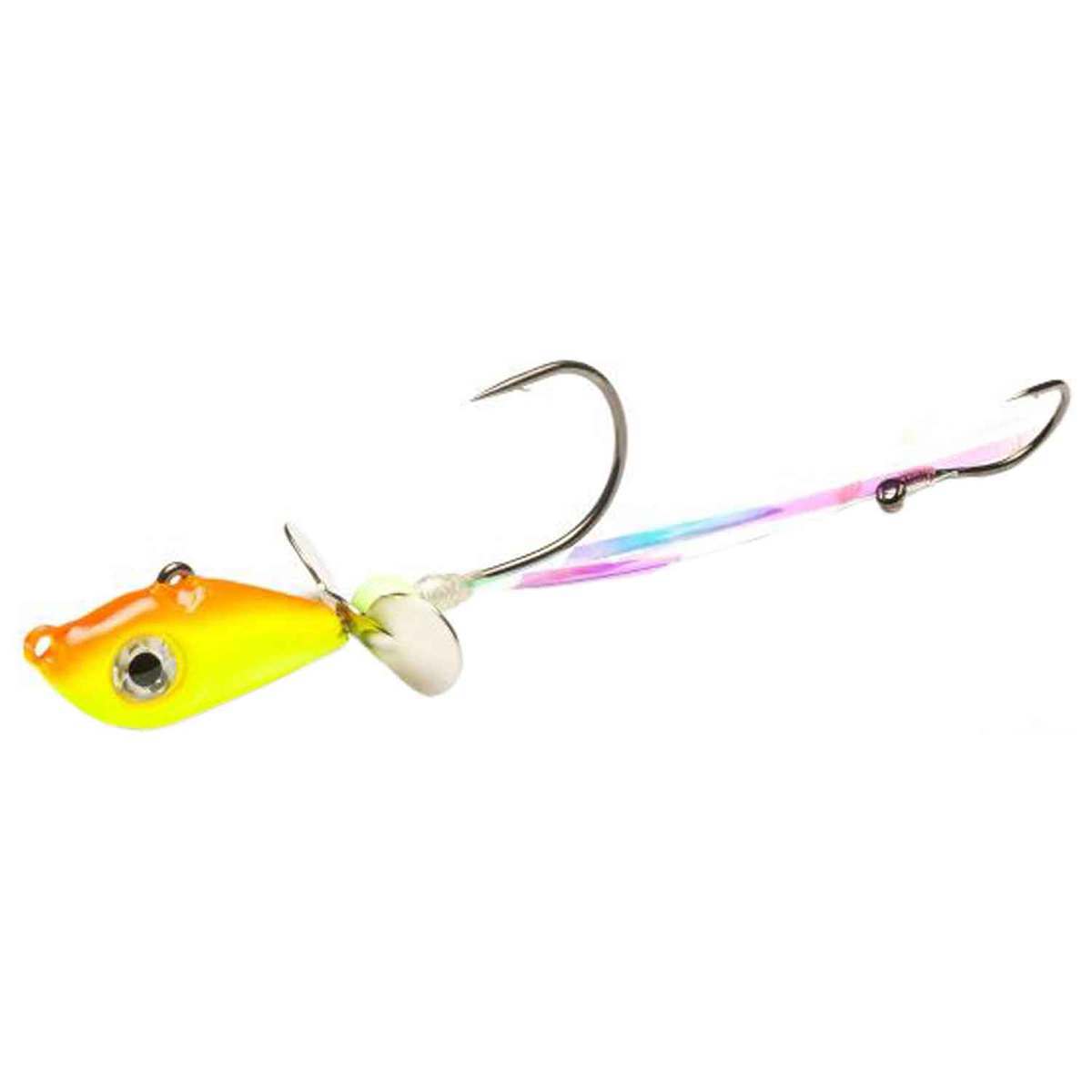 Mustad Addicted Walleye Death Spinner - Orange/Chartreuse 1/2oz ...