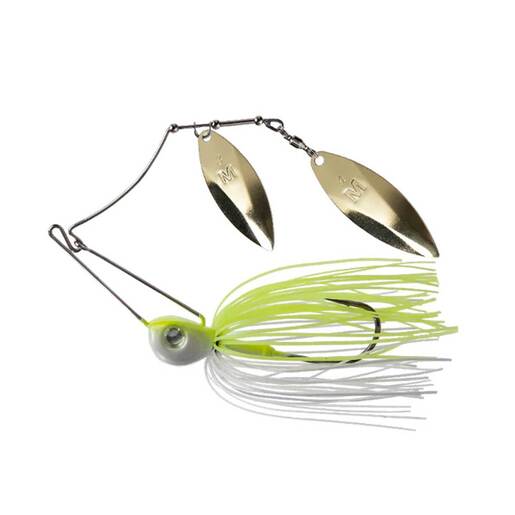 Mustad Arm Lock Spinnerbait – Chartreuse/White