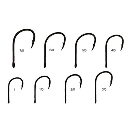 Victory 10786 60 Degree X Strong Round Bend Jig Hooks (1000)