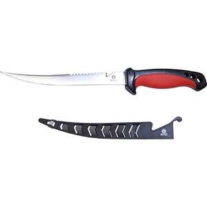 Mustad KVD Fillet Knife - Red, 6in