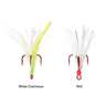 Mustad Ultra NP Feather Treble Hook - White Chartreuse 4