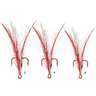 Mustad Ultra NP Feather Treble Hook - Red 4