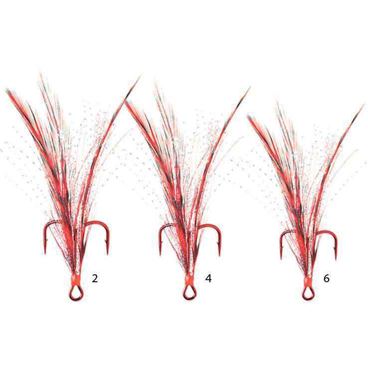 Mustad Ultra NP Feather Treble Hook Mustad Ultra NP Feather Treble Hook