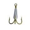 Mustad Weighted Snagging Treble Hook – Bronze, 8/0 - Bronze 8/0