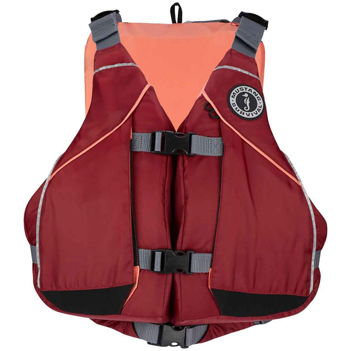 Mustang Survival Women's Moxie Foam Vest - Merlot-Coral Mustang Survival Women's Moxie Foam Vest - Merlot-Coral