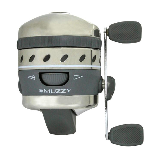 Muzzy XD Bowfishing Reel With Line – Gray