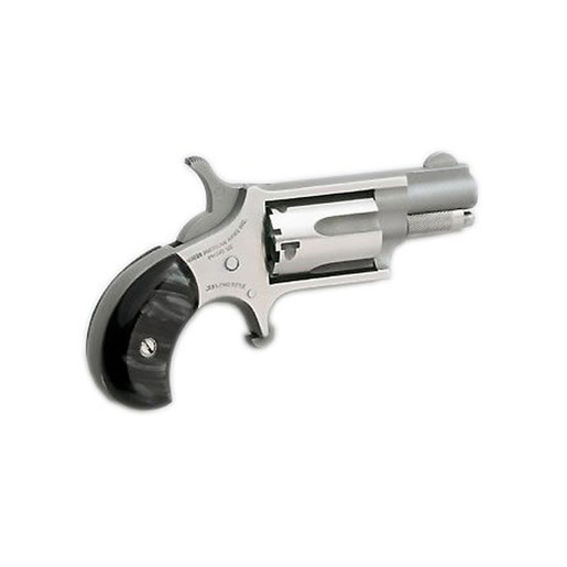 North American Arms Mini 22 Long Rifle 1.13in Black/Stainless Revolver -5 Rounds image