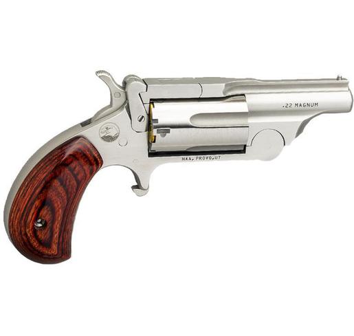 North American Arms Ranger II Break Top 22 WMR (22 Mag) 1.63in Stainless Steel Revolver - 5 Rounds image