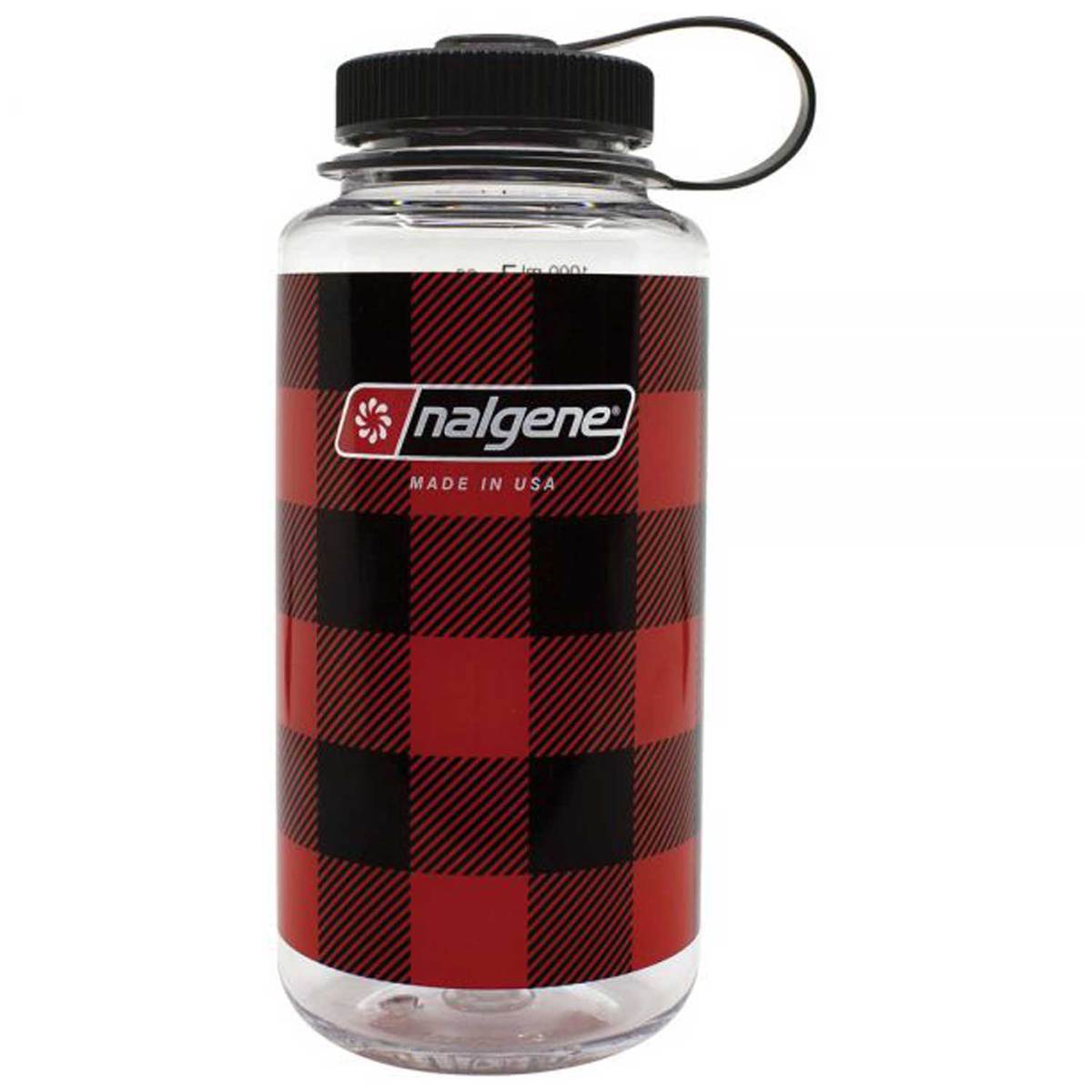 Nalgene Tritan Plaid 32oz Wide Mouth Water Bottle - Red Plaid - Red Nalgene Tritan Plaid 32oz Wide Mouth Water Bottle - Red Plaid - Red