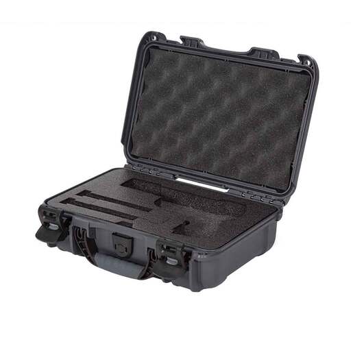 Nanuk 909 Classic 12.6in Handgun Case – Graphite – Graphite