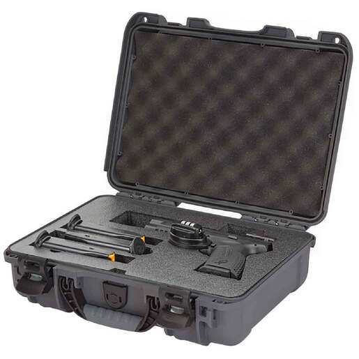 Nanuk 910 Pistol Optic Ready 14.3in Handgun Case – Graphite – Graphite