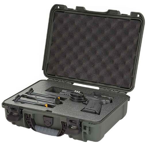 Nanuk 910 Pistol Optic Ready 14.3in Handgun Case – Olive – Olive