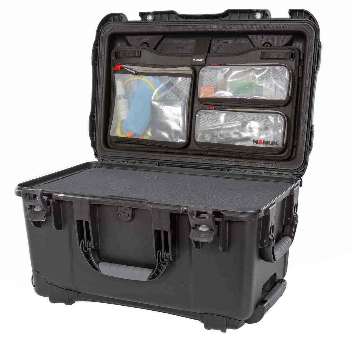 Nanuk 938 6 UP 23.8in Handgun Case with Lid Organizer - Black - Black Nanuk 938 6 UP 23.8in Handgun Case with Lid Organizer - Black - Black