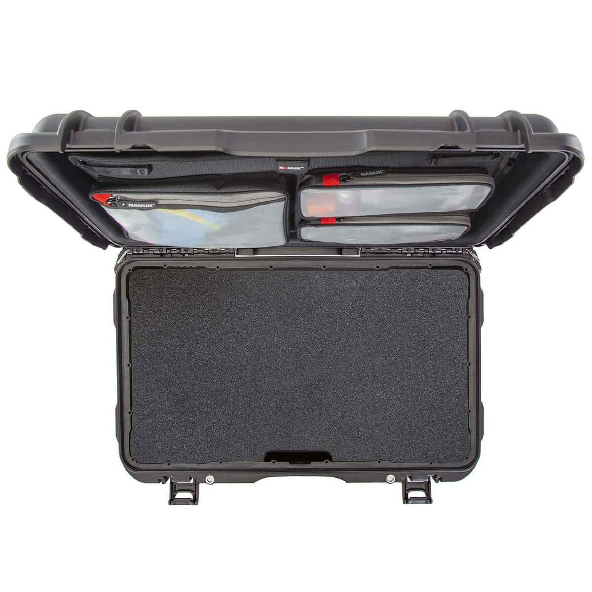 Nanuk 938 6 UP 23.8in Handgun Case with Lid Organizer - Black - Black Nanuk 938 6 UP 23.8in Handgun Case with Lid Organizer - Black - Black