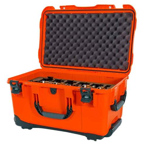 Nanuk 938 6 UP Gun 23.8in Handgun Case – Orange – Orange