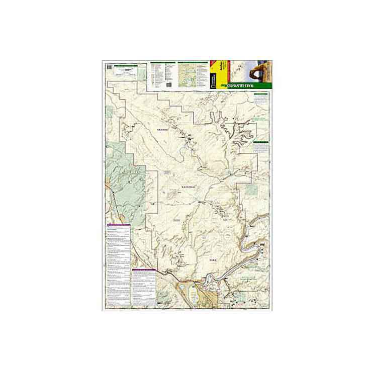 National Geographic Arches National Park Trail Map Utah National Geographic Arches National Park Trail Map Utah