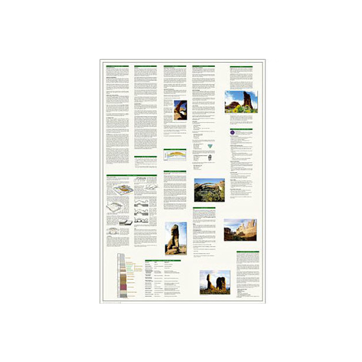 National Geographic Arches National Park Trail Map Utah National Geographic Arches National Park Trail Map Utah