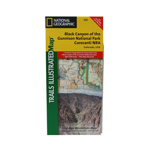 National Geographic Black Canyon of the Gunnison Trail Map Colorado National Geographic Black Canyon of the Gunnison Trail Map Colorado