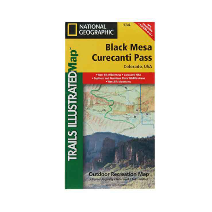 National Geographic Black Mesa Curecanti Pass Trail Map Colorado National Geographic Black Mesa Curecanti Pass Trail Map Colorado
