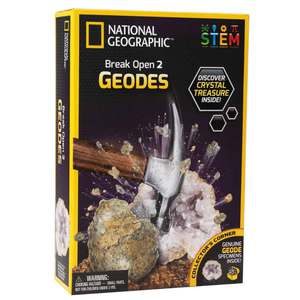 National Geographic Break Open 2 Geodes