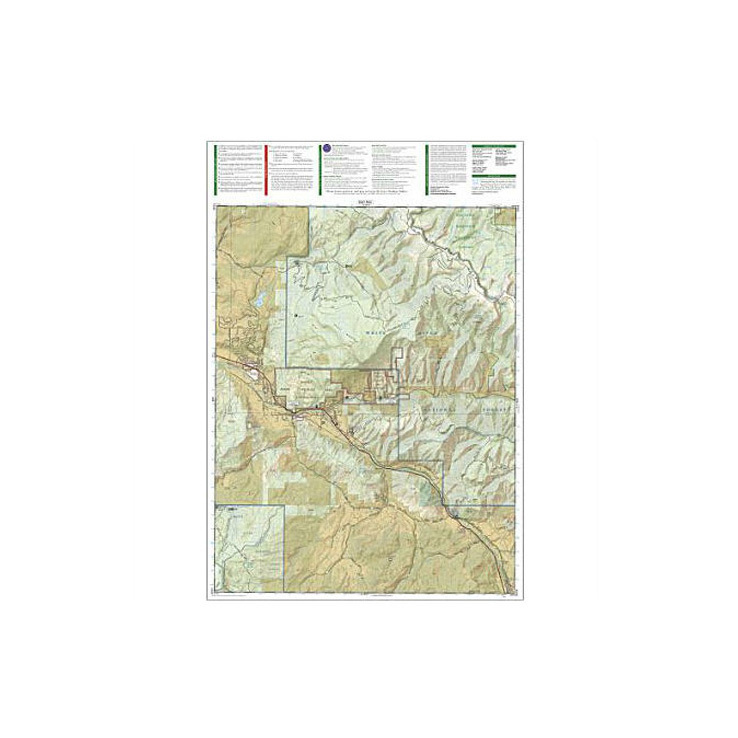 National Geographic Carbondale Basalt Trails Map Colorado National Geographic Carbondale Basalt Trails Map Colorado