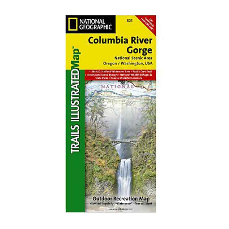 National Geographic Columbia River Gorge Trail Map National Geographic Columbia River Gorge Trail Map