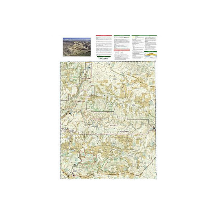 National Geographic Dinosaur National Monument Trail Map Utah National Geographic Dinosaur National Monument Trail Map Utah
