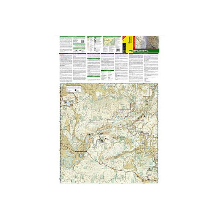 National Geographic Dinosaur National Monument Trail Map Utah National Geographic Dinosaur National Monument Trail Map Utah